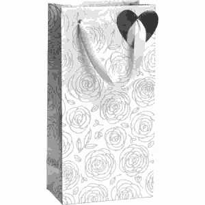 Geschenktasche Ama 18x10,5x36 weiss