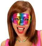 Augenmaske Regenbogen Metallic 8003558036455