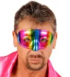Augenmaske Regenbogen Metallic 8003558036455