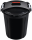 MATRIX-Tonne 48x55cm schwarz, Volumen: 46 Liter, mit Clip-Verschluss
