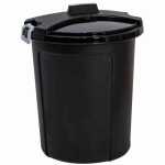 MATRIX-Tonne 55x65cm schwarz, Volumen: 75 Liter, mit...