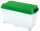 Box KUBRIK 80x40x46cm Volumen: 100 Liter, transp mit farbigem Deckel