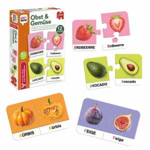 Puzzlespiel Ich lerne Obst & Gemüse, ab 3 Jahren,, JUMBO