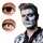 Duo-Linsen Skullface 2 verschiedene Farben, Set
