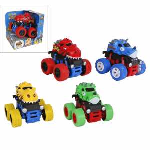 Monstertruck Bigfoot Dino 9,5cm sortiert, 4 verschiedene Modelle,