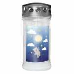 Gedenkkerze 70x170mm Bär-Mond 9001691118259