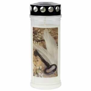 Gedenkkerze 70x170mm Schlüssel