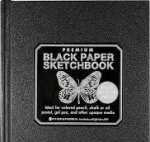 Skizzenbuch Premium schwarz, 192 schwarze vorperforierte...