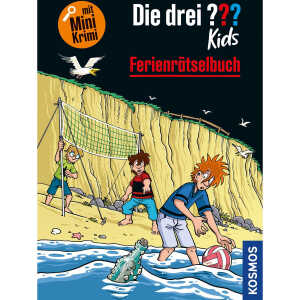 Die drei ??? Kids Ferienrätselbuch, das große interaktive Rätselbuch,