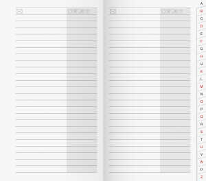 BRUNNEN Registerheft 24Bl für Faltkalender