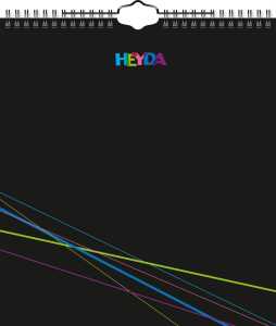 2026 Heyda Bastel- und Fotokalender immerwährend 215×240 mm sw