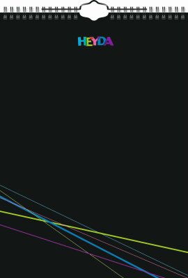 2025 Heyda Kreativkalender immerw A4 sw/sw