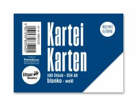 Staufen Karteikarte A8 100St 170g blanco weiß...