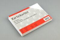 Staufen Karteikarte A5 100St 180g blanko weiß Kopflinie 2-fach