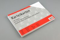 Staufen Karteikarte A4 100St 180g liniert blau Kopflinie 2-fach