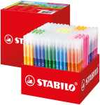 Stabilo Fasermaler Trio A-Z XL Kartonbox Box XL 240 ST/20 Farben