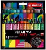 STABILO Pen 68 MAX 24er Etui „ARTY"