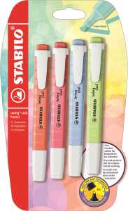 STABILO swing cool Pastel 4er Blister 4006381559553