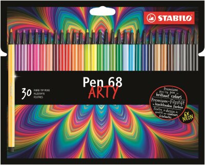 STABILO Pen 68 30er Kartonetui „ARTY"