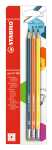 STABILO pencil 160 mit Radierer HB petrol orange gelb 3er Blister