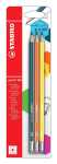 STABILO pencil 160 mit Radierer HB petrol orange gelb 3er Blister
