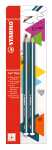 Stabilo Bleistift Trio dick HB Blister 2 ST/1 Farbe petrol