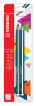 Stabilo Bleistift Trio dick HB Blister 2 ST/1 Farbe petrol