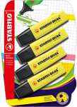 STABILO BOSS ORIGINAL 4er Blister gelb