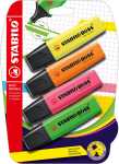 STABILO BOSS ORIGINAL 4er Blister gelb orange pink grün