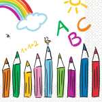 Amscan Servietten Schulstart 194099126168
