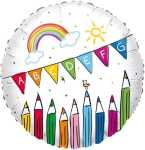 AMSCAN EUROPE Folienballon Schulstart D43cm, zum...