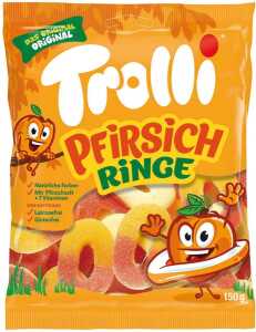 TROLLI Food Pfirsichringe 150g