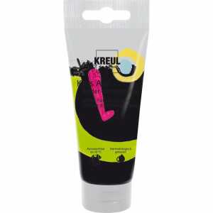 KREUL Kids Art Kinder-Künstlerfarbe Schwarz 75 ml Tube