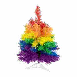 RIFFELMACHER Weihnachtsbaum Rainbow künstlich 30,5x30,5x45cm,