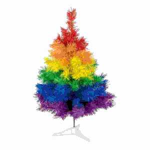 RIFFELMACHER Weihnachtsbaum Rainbow künstlich 40,5x40,5x60cm,
