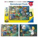 Puzzle 2x24 Teile Märchenstunde, 2 Puzzlemotive und...