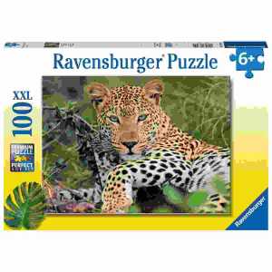 RAVENSBURGER Puzzle 100 Teile Vio die Leopardin, ab 6 Jahren