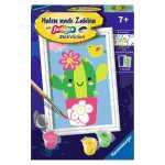 RAVENSBURGER Malen nach Zahlen Kleiner Kaktus 8,5x12cm,...