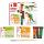 Puzzle-Set KiDS Dinos, 2x 3D Puzzle Dinosaurier, 3x 36ml Malfarben
