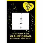 Tattoo Ornamente, 100 % vegan, wasserfest, 1-2 Wochen...