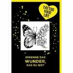 Tattoo Verwandlung, 100 % vegan, wasserfest, 1-2 Wochen...