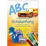 EULZER Glückwunschkarte Schulanfang Rennauto