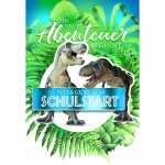 EULZER Glückwunschkarte Schulanfang Dinos, Kurt...
