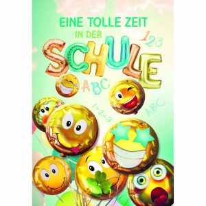EULZER Glückwunschkarte Schulanfang Smileys, Kurt Eulzer Druck