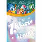 EULZER Glückwunschkarte Schulanfang Hefte Stifte,...