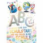EULZER Glückwunschkarte Schulanfang ABC Globus, Kurt...