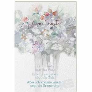 EULZER Trauerkarte Blumenstrauß