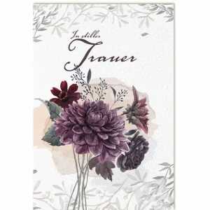 EULZER Trauerkarte Blumen 4016723811676