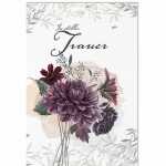 EULZER Trauerkarte Blumen 4016723811676