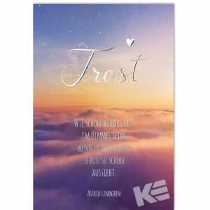 EULZER Trauerkarte Wolken 4016723811713